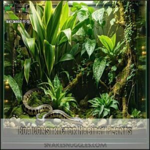 Boa Constrictor Habitat Plants