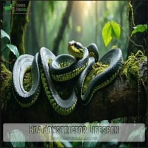 Boa Constrictor Lifespan