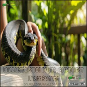 Characteristics of The Friendliest Large Snakes