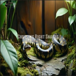 Choosing Right Snakes