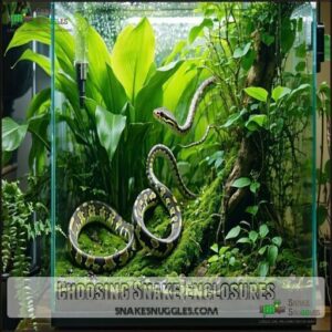 Choosing Snake Enclosures