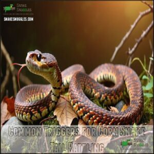 Common Triggers for Corn Snake Tail Rattling