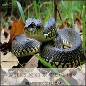 Common Venomous Snake Species Common Venomous Snake Species