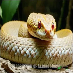 Description of Albino Morph Description of Albino Morph