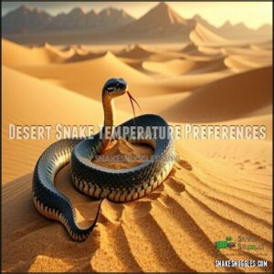 Desert Snake Temperature Preferences