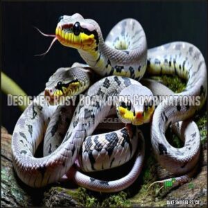 Designer Rosy Boa Morph Combinations