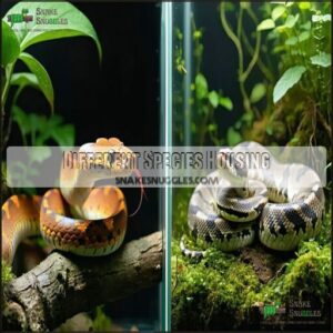 Different Species Housing