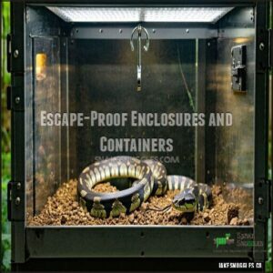 Escape-Proof Enclosures and Containers