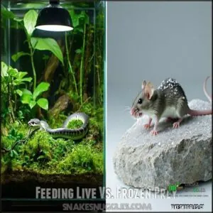 Feeding Live Vs. Frozen Prey Feeding Live Vs. Frozen Prey