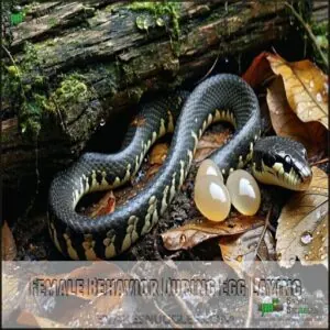 Female Behavior During Egg Laying Female Behavior During Egg Laying
