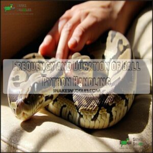 Frequency and Duration of Ball Python Handling