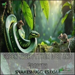 Green Tree Python Diet and Growth