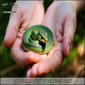 Handling Baby Snakes Safely