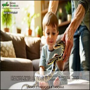 Handling Ball Pythons for Kids