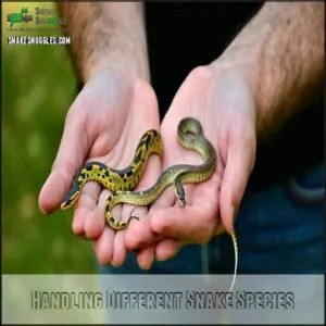 Handling Different Snake Species Handling Different Snake Species
