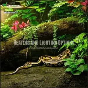 Heating and Lighting Options Heating and Lighting Options