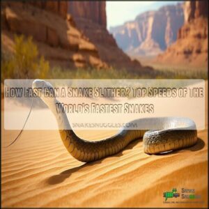 how fast can a snake slither