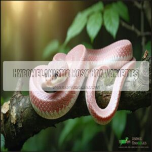 Hypomelanistic Rosy Boa Varieties