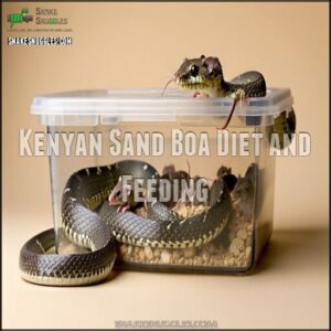 Kenyan Sand Boa Diet and Feeding