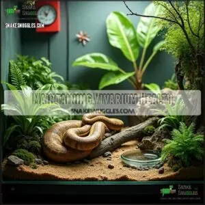 Maintaining Vivarium Health Maintaining Vivarium Health