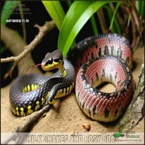 Milk Snakes and Rosy Boas Milk Snakes and Rosy Boas