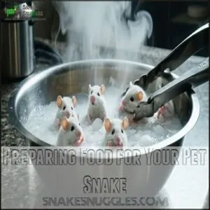 Preparing Food for Your Pet Snake Preparing Food for Your Pet Snake