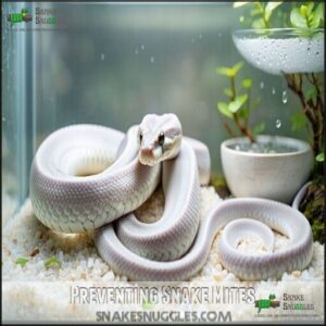 Preventing Snake Mites