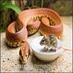 Prey Size Preparation