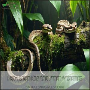 Red-Tailed Boa and Other Varieties