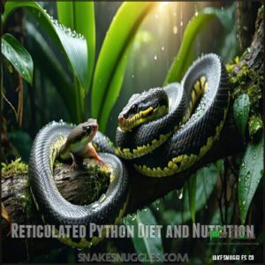 Reticulated Python Diet and Nutrition