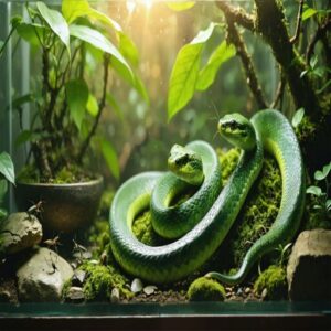 rough green snakes as pets