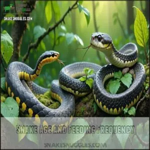 Snake Age and Feeding Frequency Snake Age and Feeding Frequency