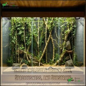 Snake Enclosure Design: Size, Spaciousness, and Substrate