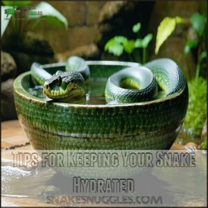 Tips for Keeping Your Snake Hydrated