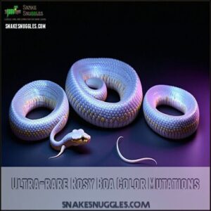 Ultra-rare Rosy Boa Color Mutations