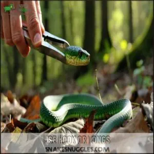 Use Hook or Tongs Use Hook or Tongs