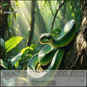 UVA Stimulation of Natural Snake Behaviors