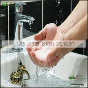 Wash Hands Before Handling Wash Hands Before Handling