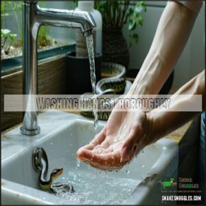 Washing Hands Thoroughly