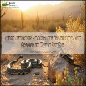 what venomous snakes live in arizona