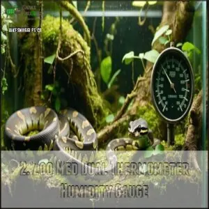 2. Zoo Med Dual Thermometer Humidity Gauge 2. Zoo Med Dual Thermometer Humidity Gauge