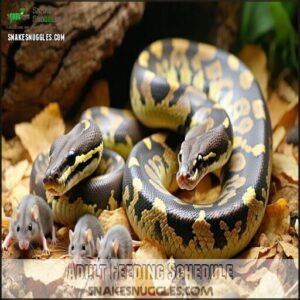 Adult Feeding Schedule