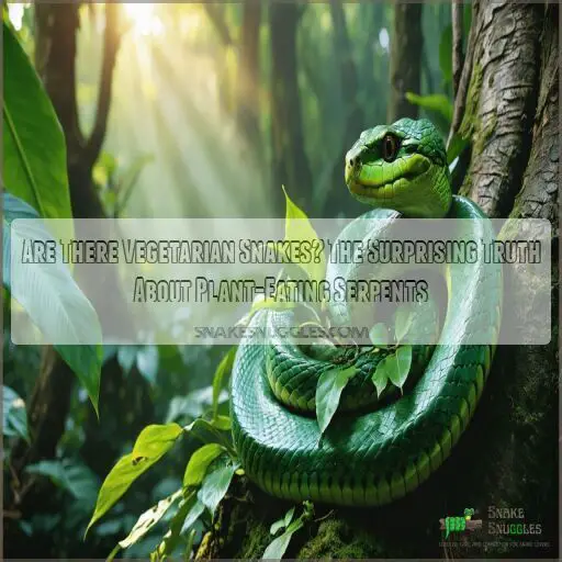 Are there vegetarian snakes the surprising truth about plant eating