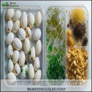 Avoiding Unsuitable Materials Avoiding Unsuitable Materials