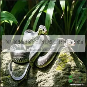 Boa Constrictor Age and Temperament Boa Constrictor Age and Temperament