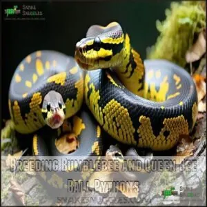 Breeding Bumblebee and Queen Bee Ball Pythons Breeding Bumblebee and Queen Bee Ball Pythons