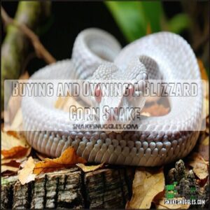 Buying and Owning a Blizzard Corn Snake