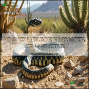 can you keep a rattlesnake as a pet