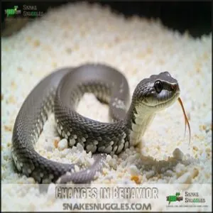 changes in behavior changes in behavior
