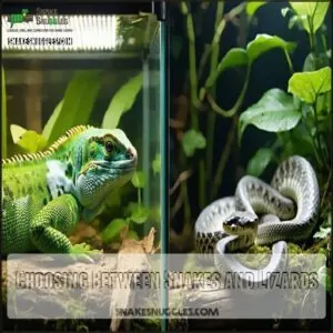 Choosing Between Snakes and Lizards Choosing Between Snakes and Lizards